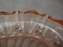 Load image into Gallery viewer, Vintage Anchor Hocking Pink Depression Glass Oyster Pearl Pattern Divided Serving Dish
