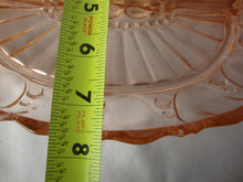 Load image into Gallery viewer, Vintage Anchor Hocking Pink Depression Glass Oyster Pearl Pattern Divided Serving Dish
