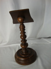 Load image into Gallery viewer, Vintage Knob Creek Book/Recipe Stand Turned Wood
