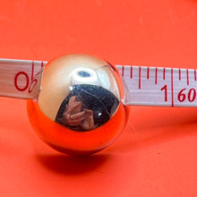 Load image into Gallery viewer, Earrings, Sterling Silver, Round Domes, Hollow
