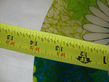 Load image into Gallery viewer, MCM Crazy Daisy Blue Green Fiberglass Round Serving Tray
