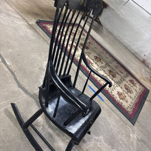 Load image into Gallery viewer, Mid 1800s Black Hitchcock Rocking Chair
