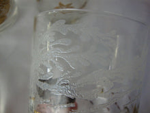 Load image into Gallery viewer, Vintage George Briard Nautical Shell Clear Frosted Lowball Cocktail Glasses Set of 5
