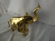 Load image into Gallery viewer, Vintage Solid Brass Trunk Up Elephant Figurine
