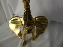 Load image into Gallery viewer, Vintage Solid Brass Trunk Up Elephant Figurine
