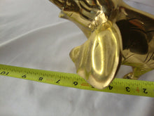 Load image into Gallery viewer, Vintage Solid Brass Trunk Up Elephant Figurine
