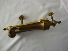 Load image into Gallery viewer, Vintage Weathered Brass Pull Arm Urn Shape Door Knocker
