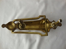 Load image into Gallery viewer, Vintage Weathered Brass Pull Arm Urn Shape Door Knocker
