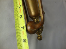 Load image into Gallery viewer, Vintage Weathered Brass Pull Arm Urn Shape Door Knocker
