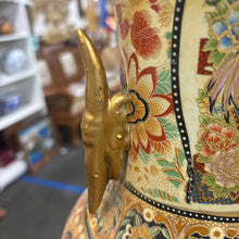Load image into Gallery viewer, Tall Asian Gold Pheasant Vase
