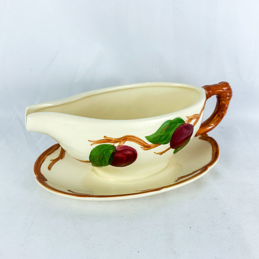 Vintage Franciscan USA Backstamp American Apple Gravy Boat