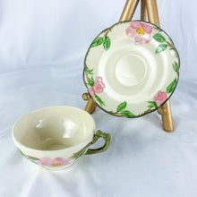 Load image into Gallery viewer, Vintage Franciscan USA Desert Rose Teacup and Saucer Set
