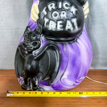 Load image into Gallery viewer, Vintage General Foam 34&quot; Halloween Witch Light-Up Blow Mold, Local Pick Up Preferred
