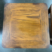 Load image into Gallery viewer, Pair Of Wood &amp; Woven Wicker End Tables
