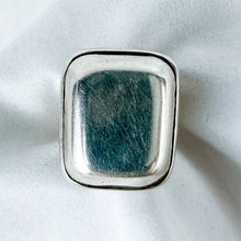 Load image into Gallery viewer, Vintage Sterling Silver Brutalist Style Statement Ring, Size 6
