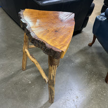 Load image into Gallery viewer, Triangular Live Edge End Table
