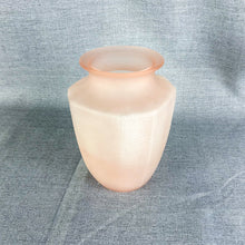 Load image into Gallery viewer, Vintage Anchor Hocking Princess Pink Satin Glass Vase
