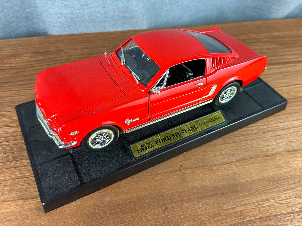 Vintage Mira by Solido 1:18 Diecast Replica 1965 For Mustang Fast Back