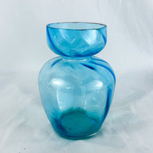 Load image into Gallery viewer, Vintage Blue Hyacinth/Crocus Bulb Forcing Glass Vase
