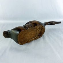 Load image into Gallery viewer, Vintage Carved Wooden Duck
