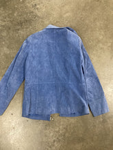 Load image into Gallery viewer, Jacket, Light Blue Suede Leather, Size Medium, AR Bernaroo Brand
