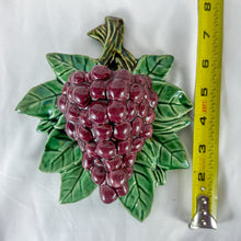 Load image into Gallery viewer, Vintage McCoy Ceramic Grape Wall Pocket

