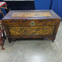 Load image into Gallery viewer, Cherub Carved Chest/Trunk
