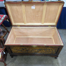 Load image into Gallery viewer, Cherub Carved Chest/Trunk
