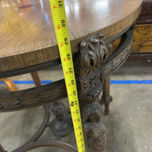 Load image into Gallery viewer, Antique Satinwood &amp; Rosewood Carved End Table
