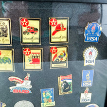 Load image into Gallery viewer, 1996 Framed Atlanta USA Olympic Games Pin Display
