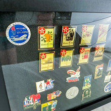 Load image into Gallery viewer, 1996 Framed Atlanta USA Olympic Games Pin Display
