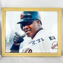 Load image into Gallery viewer, Vintage Certified Signed San Francisco Giants Barry Bonds Framed Photo
