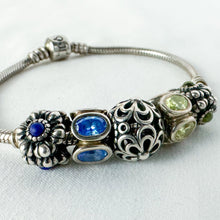 Load image into Gallery viewer, Vintage Pandora Sterling Silver 5-Bead Bracelet
