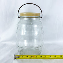 Load image into Gallery viewer, Vintage One Gallon Lidded Pickle Jar with Handle
