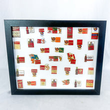 Load image into Gallery viewer, 1988 Framed Coca-Cola Seoul Korea Olympics Pin Display
