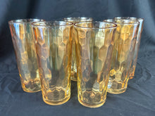Load image into Gallery viewer, Vintage Tall Peach Luster Tumbler Glass
