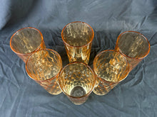 Load image into Gallery viewer, Vintage Tall Peach Luster Tumbler Glass
