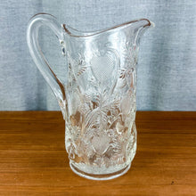Load image into Gallery viewer, Vintage Mosser "Inverted Strawberry" Glass Water Pitcher
