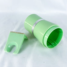 Load image into Gallery viewer, Vintage Dixie Mid-Century Atomic Mint Green Bathroom Cup Dispenser
