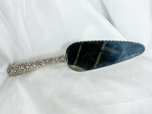 Load image into Gallery viewer, Vintage Sterling Silver Floral Pattern Handle Cake Cutter/Server
