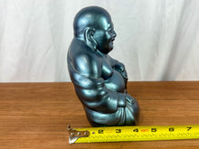 Load image into Gallery viewer, Vintage Blue Happy Buddha Figurine
