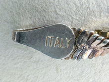 Load image into Gallery viewer, Vintage 7" Sterling Silver Bi-Tone Twist &amp; Box Double Chain Bracelet
