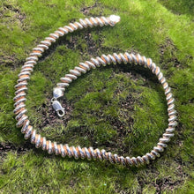 Load image into Gallery viewer, Vintage 16 Inch Italian-Made Sterling Silver Hollow Link Chain Necklace
