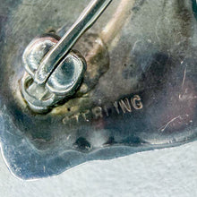 Load image into Gallery viewer, Vintage Sterling Silver Dogwood Flower Brooch/Pendant
