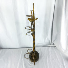 Load image into Gallery viewer, Vintage Hand-Crafted Metal Tree &amp; Bird Foldable Votive Holder
