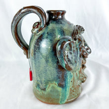 Load image into Gallery viewer, Signed Savannah S Craven Face Jug with COA 42506
