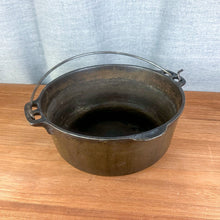 Load image into Gallery viewer, Vintage Cast-Iron 5-Quart Bucket Style Handle Cooking Pot
