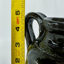 Load image into Gallery viewer, Mary &amp; Stanley Ferguson Small Dark Green 5-Teeth Ugly Face Jug
