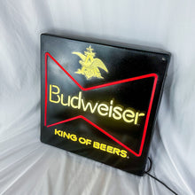 Load image into Gallery viewer, Vintage Budweiser King of Beers Faux Neon Sign
