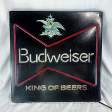 Load image into Gallery viewer, Vintage Budweiser King of Beers Faux Neon Sign
